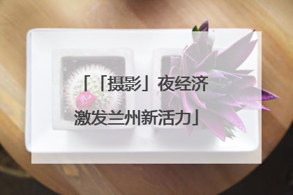 「摄影」夜经济激发兰州新活力