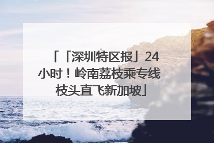 「深圳特区报」24小时！岭南荔枝乘专线 枝头直飞新加坡