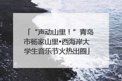 “声动山里！”青岛市杨家山里•西海岸大学生音乐节火热出圈