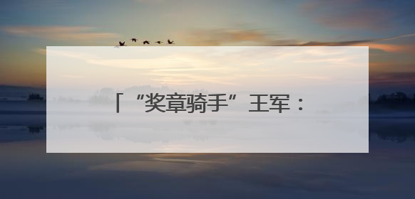 “奖章骑手”王军：烟火气中的榜样力量