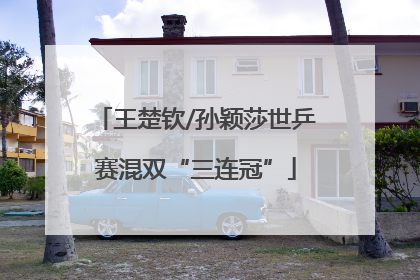 王楚钦/孙颖莎世乒赛混双“三连冠”
