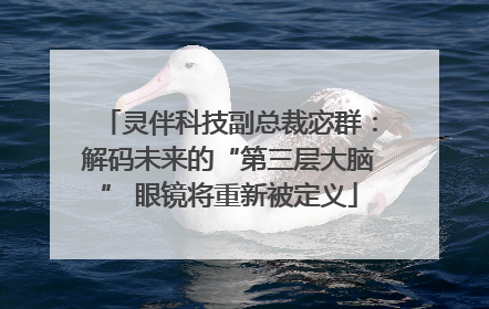 灵伴科技副总裁宓群：解码未来的“第三层大脑” 眼镜将重新被定义
