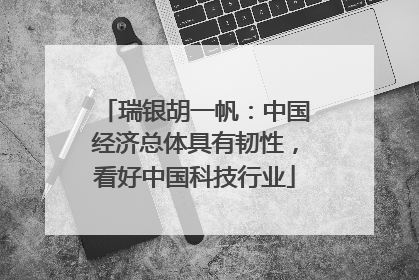 瑞银胡一帆：中国经济总体具有韧性，看好中国科技行业