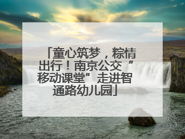 童心筑梦，粽情出行！南京公交“移动课堂”走进智通路幼儿园