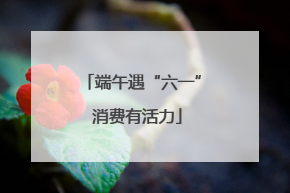 端午遇“六一” 消费有活力