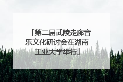 第二届武陵走廊音乐文化研讨会在湖南工业大学举行