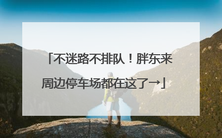 不迷路不排队！胖东来周边停车场都在这了→