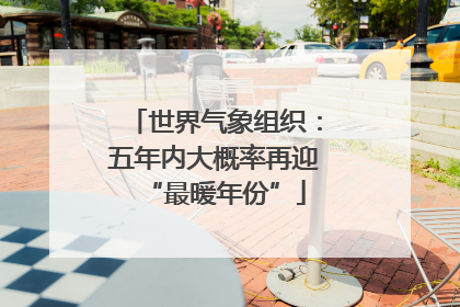 世界气象组织：五年内大概率再迎“最暖年份”