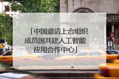 中国邀请上合组织成员国共建人工智能应用合作中心