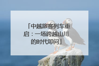 中越旅客列车重启：一场跨越山川的时代叩问
