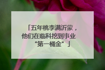 五年桃李满沂蒙，他们在临科挖到事业“第一桶金”