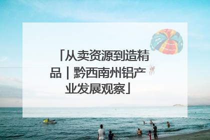 从卖资源到造精品｜黔西南州铝产业发展观察