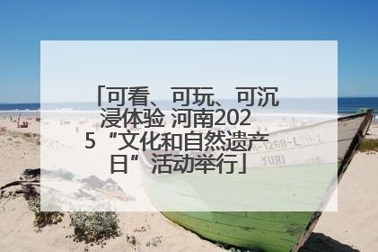 可看、可玩、可沉浸体验 河南2025“文化和自然遗产日”活动举行