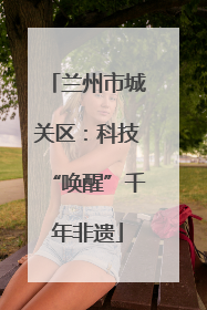 兰州市城关区：科技“唤醒”千年非遗