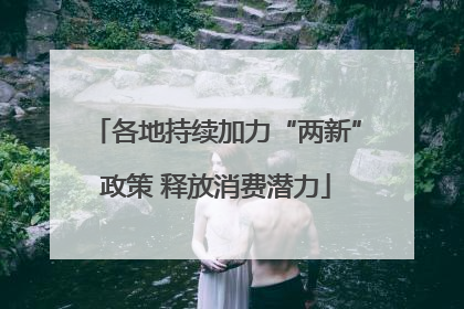 各地持续加力“两新”政策 释放消费潜力
