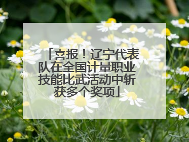 喜报！辽宁代表队在全国计量职业技能比武活动中斩获多个奖项