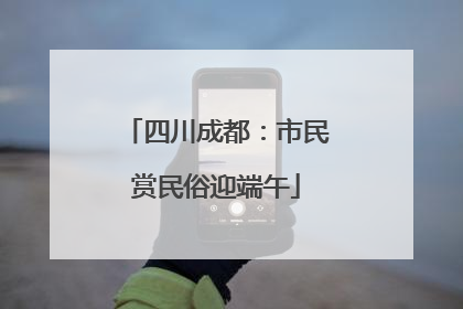 四川成都：市民赏民俗迎端午