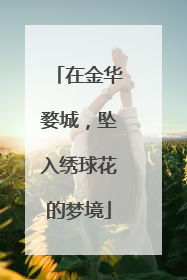 在金华婺城，坠入绣球花的梦境