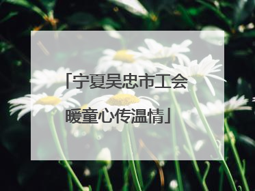 宁夏吴忠市工会暖童心传温情