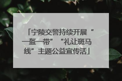 宁陵交警持续开展“一盔一带”“礼让斑马线”主题公益宣传活