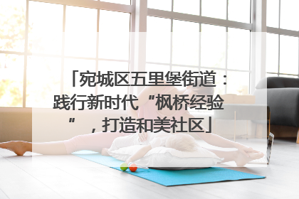 宛城区五里堡街道：践行新时代“枫桥经验”，打造和美社区