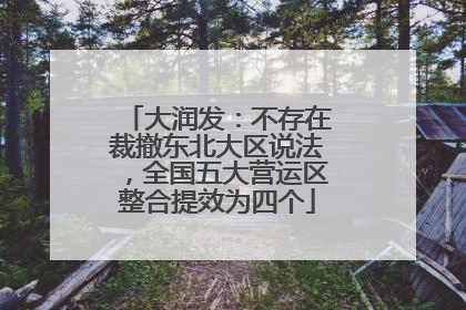 大润发：不存在裁撤东北大区说法，全国五大营运区整合提效为四个