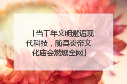 当千年文明邂逅现代科技，随县炎帝文化庙会燃爆全网