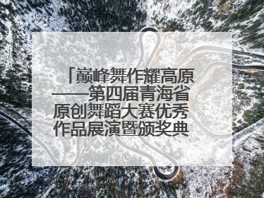 巅峰舞作耀高原——第四届青海省原创舞蹈大赛优秀作品展演暨颁奖典礼璀璨收官