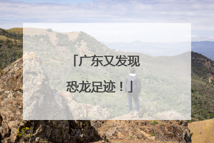广东又发现恐龙足迹！