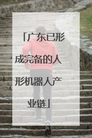 广东已形成完备的人形机器人产业链