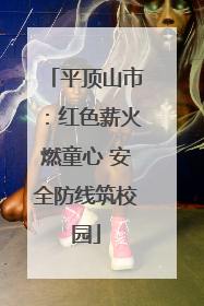平顶山市：红色薪火燃童心 安全防线筑校园