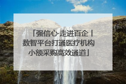 强信心·走进百企丨数智平台打通医疗机构小额采购高效通道