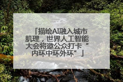 描绘AI融入城市肌理，世界人工智能大会将邀公众打卡“内环中环外环”