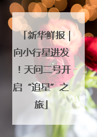 新华鲜报｜向小行星进发！天问二号开启“追星”之旅