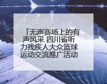 无声赛场上的有声风采 四川省听力残疾人大众篮球运动交流推广活动圆满落幕