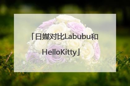日媒对比Labubu和HelloKitty