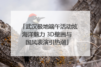 武汉极地端午活动炫海洋魅力 3D壁画与国风表演引热潮