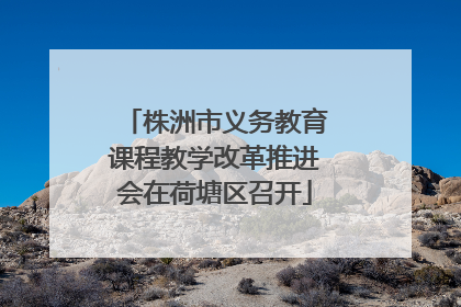 株洲市义务教育课程教学改革推进会在荷塘区召开