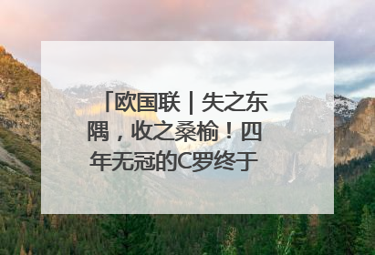 欧国联｜失之东隅，收之桑榆！四年无冠的C罗终于再次举起奖杯