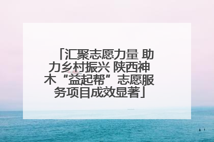 汇聚志愿力量 助力乡村振兴 陕西神木“益起帮”志愿服务项目成效显著
