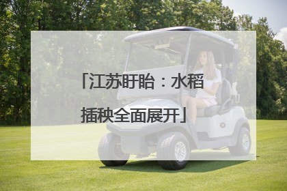 江苏盱眙：水稻插秧全面展开