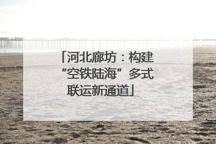 河北廊坊：构建“空铁陆海”多式联运新通道