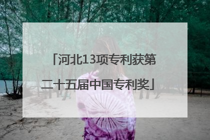 河北13项专利获第二十五届中国专利奖