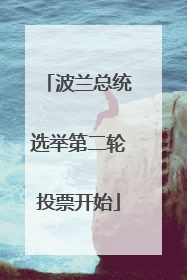 波兰总统选举第二轮投票开始