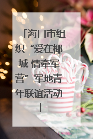 海口市组织“爱在椰城 情牵军营”军地青年联谊活动