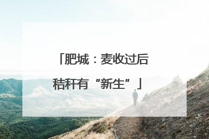 肥城：麦收过后秸秆有“新生”