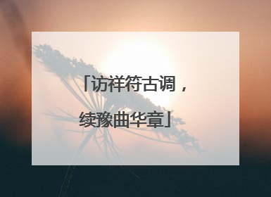访祥符古调，续豫曲华章