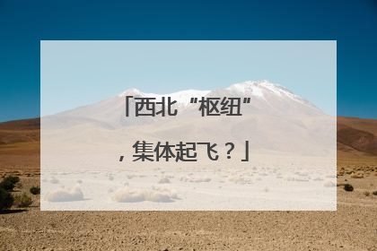 西北“枢纽”，集体起飞？