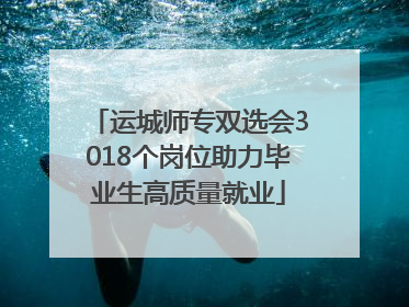 运城师专双选会3018个岗位助力毕业生高质量就业