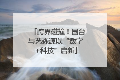 跨界碰撞！国台与艺森源以“数字+科技”启新